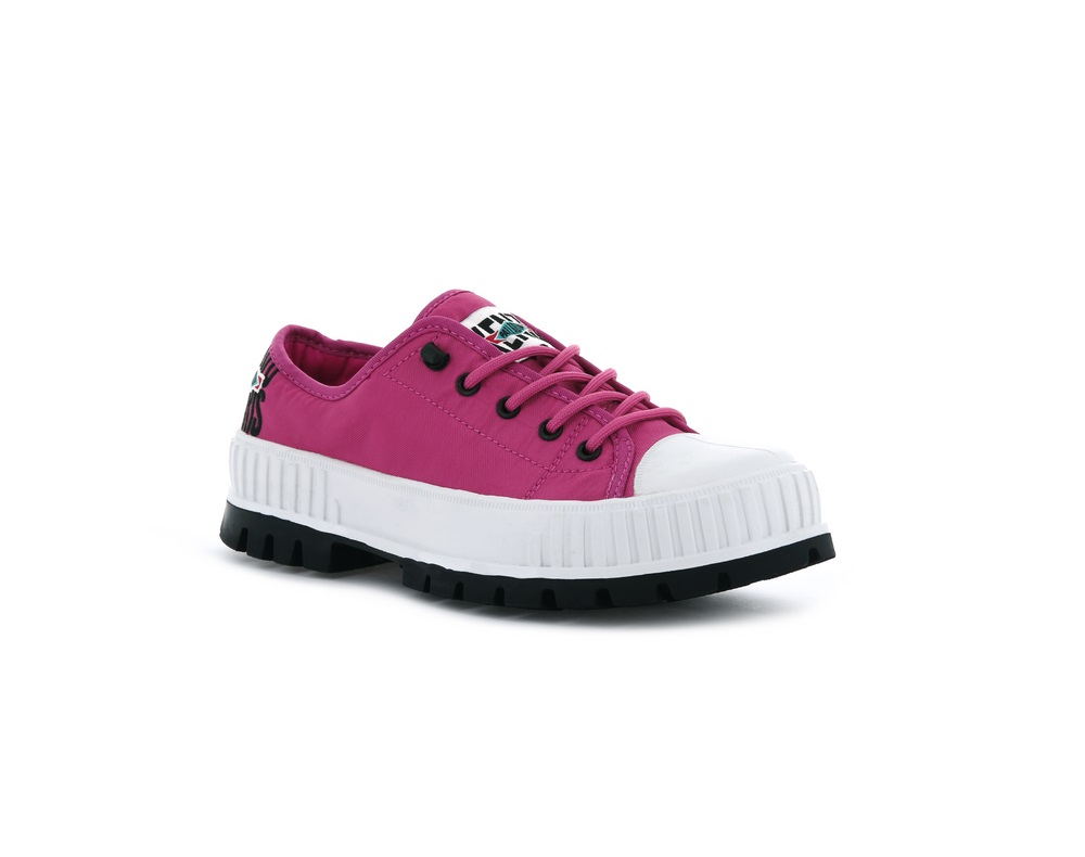 Zapatos Bajos Palladium PALLASHOCK LOW BY KENZO Mujer Rosas | Costa Rica-45913